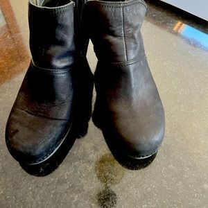 Dan ski Black buckle boots